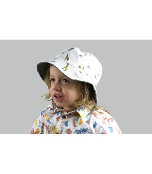 sombrero infantil estampado Antiga Hat Kids white